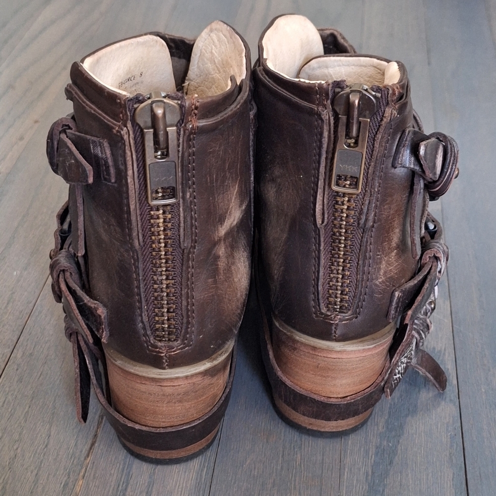 Freebird Circle Brown Leather Boots NWOT 8 - Picture 4 of 11